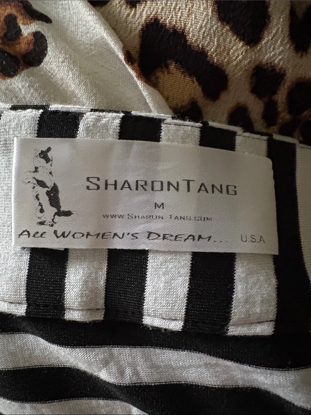Sharon Tang Women’s Striped Ruffle Maxi Skirt - Black & White - Picture 2 of 4